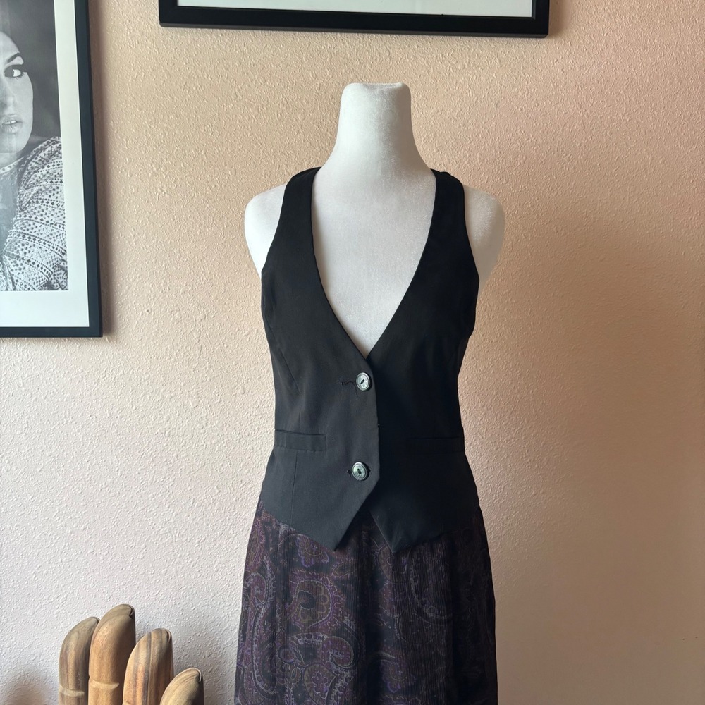 Vintage 90s Vampy Office Siren Vest